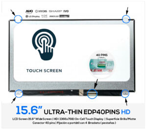 PANTALLA 15.6" | AUO B156XTT01.2