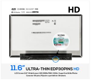 PANTALLA 11.6" | AUO B116XAN04.1 HW0A