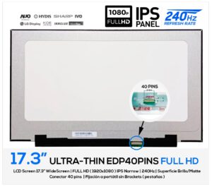 PANTALLA 17.3" | SHARP LQ173M1JW03