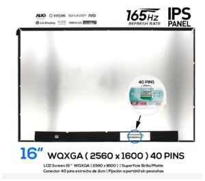 PANTALLA 16 BOE NE160QDM-NZH