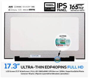 PANTALLA 17.3" | INNOLUX N173HME-GA1 (CMN1770)