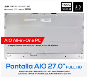 PANTALLA 27.0" FULL HD BOE MV270FHM-N30