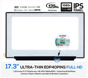 PANTALLA 17.3" AUO B173ZAN06.8