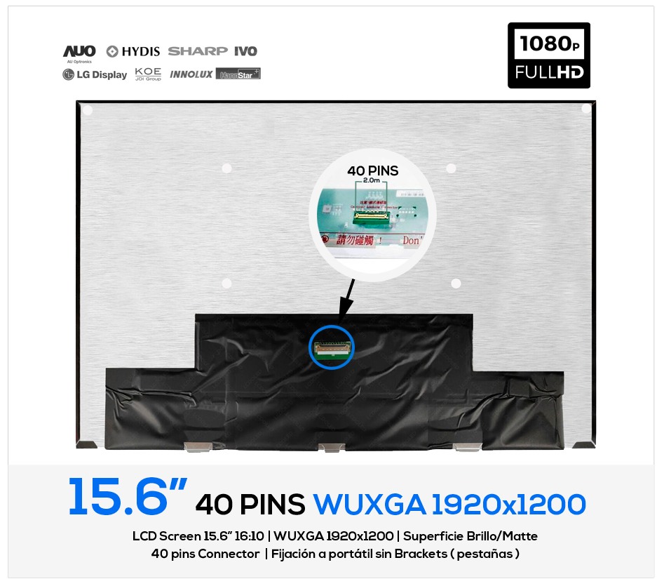 PANTALLA 15.6" SHARP LQ156N1JW02