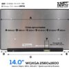 PANTALLA 14.0 BOE NE140QDM-NX2 V18.0 V18.2