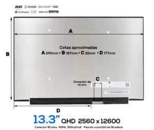 PANTALLA 13.3" INNOLUX N133GCA-GQ1