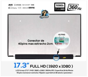PANTALLA 17.3 AUO B173HAN05.4