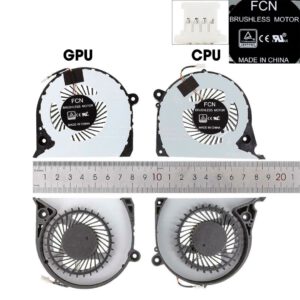 PAR DE VENTILADORES CPU+GPU DELL INSPIRON G7 15-7000 7577 7588 G5-5587 SERIES | P72F 2JJCP FJQS