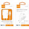 CARGADOR RÁPIDO PD 3.0 CHARGER 20W + CABLE USB-C IDUSD D63B