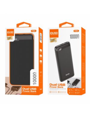 BATERIA EXTERNA POWERBANK 10000MAH LED 100% 10W | IDUSD P08A