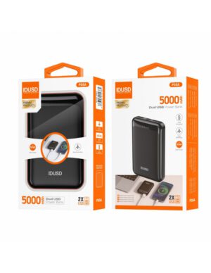 BATERIA EXTERNA POWERBANK 5000MAH LED 100% 10W | IDUSD P05A