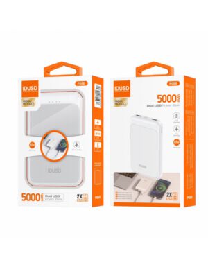 BATERIA EXTERNA POWERBANK 5000MAH LED 100% 10W | IDUSD P05B