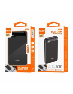 BATERIA EXTERNA POWERBANK 5000MAH LED 100% 10W | IDUSD P06A