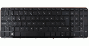TECLADO ESPAÑOL HP 250 G3 SERIES | CON MARCO NEGRO