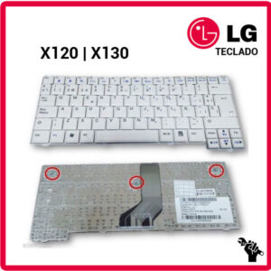 TECLADO ESPAÑOL LG | X120 | X130 | BLANCO