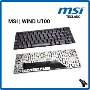 TECLADO ESPAÑOL MSI | WIND U100 | NEGRO