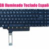 TECLADO ESPAÑOL MSI GP76 LEOPARD SERIES SIN FRAME RETROILUMINADO