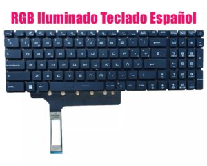 TECLADO ESPAÑOL MSI GP76 LEOPARD SERIES SIN FRAME RETROILUMINADO