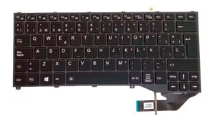 TECLADO ESPAÑOL PORTATIL FUJITSU LIFEBOOK P727 P728 U729X U727 U728 U729 SERIES CON RETROILUMINACIÓN