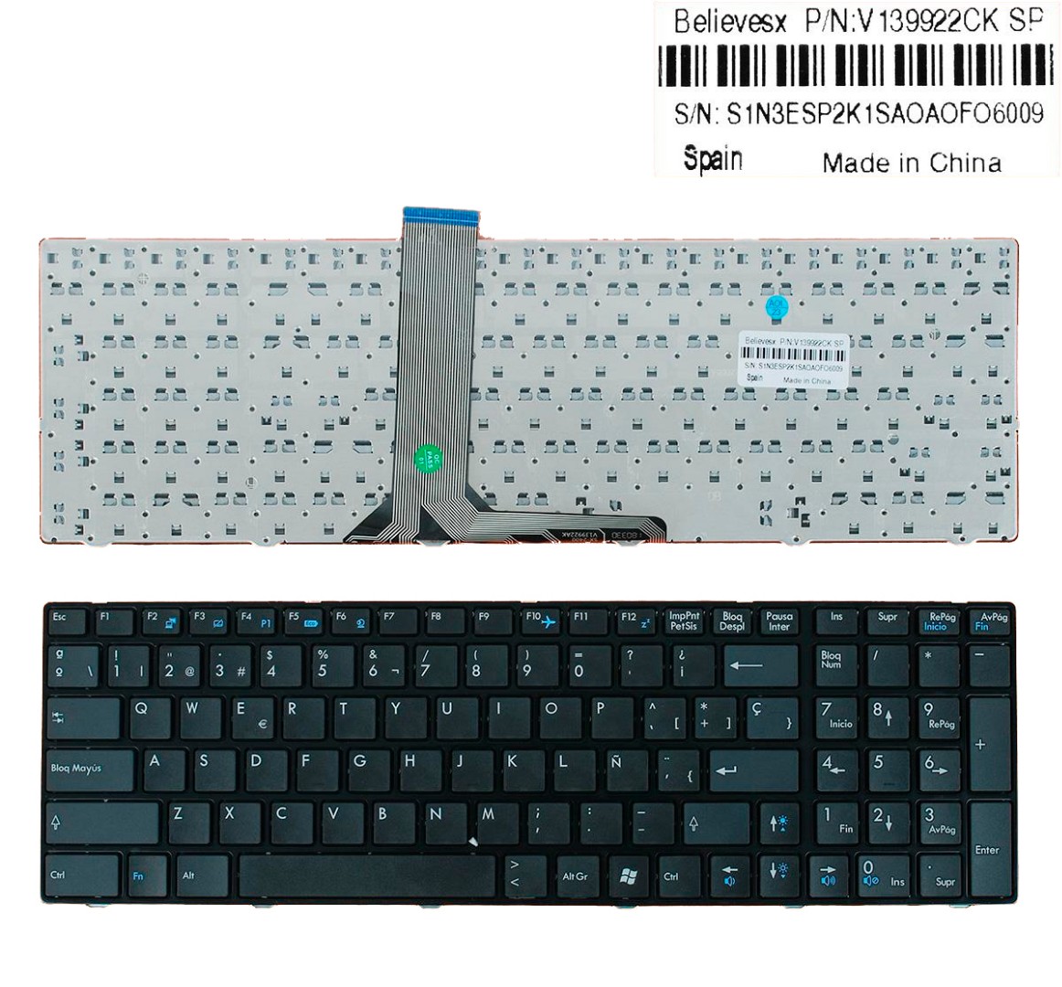 TECLADO ESPAÑOL MSI MSI GE60 GE70 GP60 GP70 CR61 CX61 GX60 CX70 SERIES | V139922CK SP