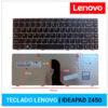 TECLADO INGLÉS LENOVO | IDEAPAD Z460 | NEGRO | CON FRAME