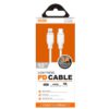 PD CABLE TIPO C A LIGHTNING 1.2M 3A BLANCO | C32B