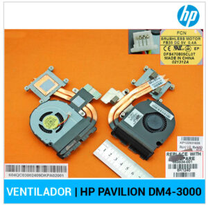VENTILADOR CPU CON DISIPADOR | HP PAVILION DM4-3000 | 669934-001