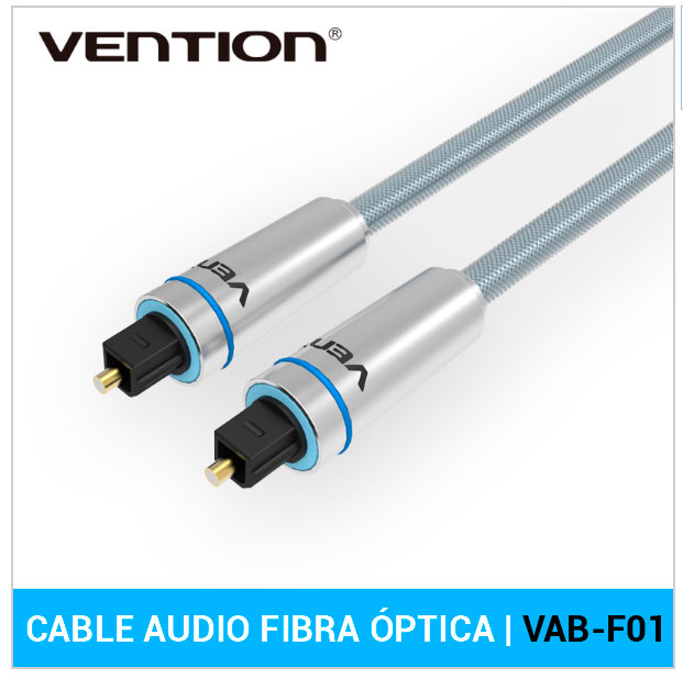 VENTION CABLE AUDIO FIBRA ÓPTICA M/M 2.0M | VAB-F01-S200