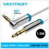 VENTION CABLE DE AUDIO M/M JACK 3.5MM | CONECTOR 90º | 1.0M | VAB-B03-W100