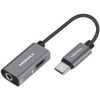 ADAPTADOR 2 EN 1 USB 3.1 TIPO C A DC JACK AUDIO 3.5mm