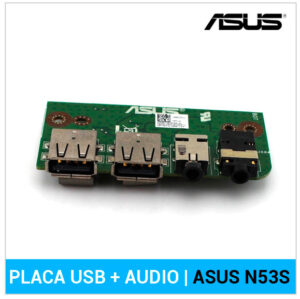 PLACA USB + AUDIO | ASUS N53S | 69N01MB10C04-01