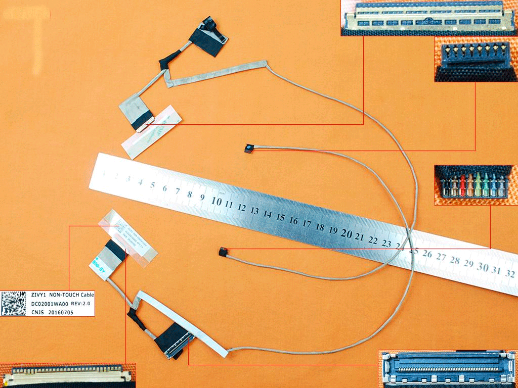 CABLE DE PANTALLA LENOVO | IDEAPAD YOGA 2 11 | Y40-70 | Y40-80 | DC02001WA00
