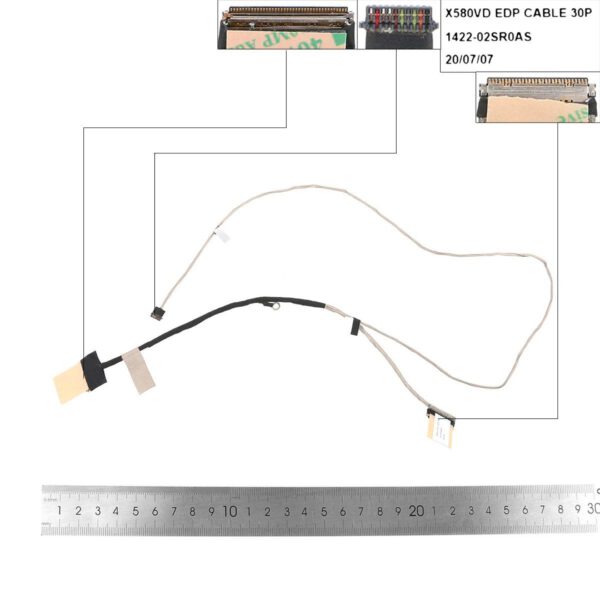 CABLE FLEX DE PANTALLA ASUS X580VD X580BP X580 X580B N580 N580VD SERIES | 1422-02SR0AS