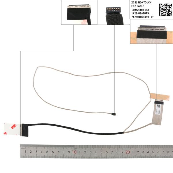 CABLE FLEX DE PANTALLA ASUS X751S F751L F751LJ K751M SERIES | 1422-02A10AS