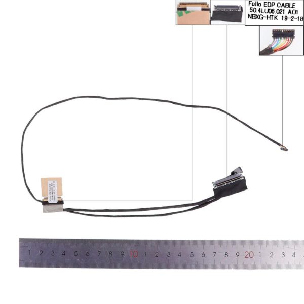 CABLE FLEX DE PANTALLA HP ELITEBOOK FOLIO 1040 G1 1040 G2 SERIES | 739573-001 50.4LU06.001 50.4LU06.011 50.4LU06.021