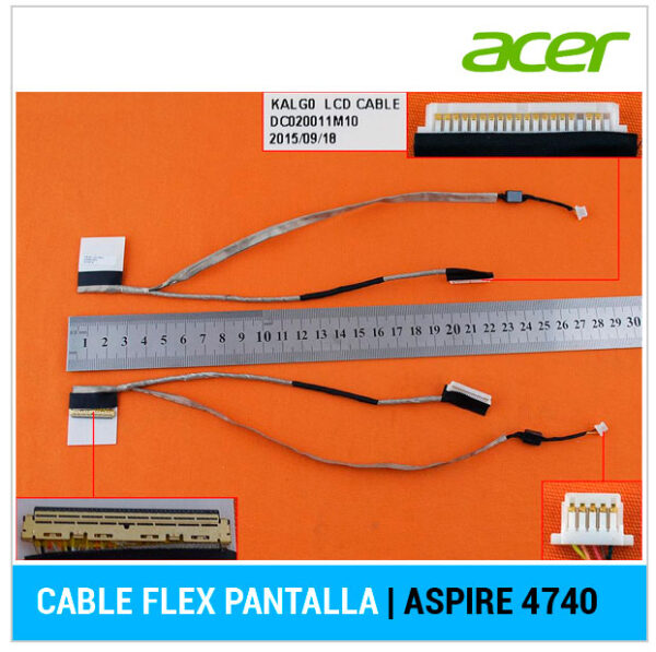 CABLE FLEX DE PANTALLA ACER | ASPIRE 4740