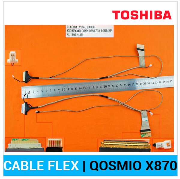 CABLE FLEX DE PANTALLA | TOSHIBA QOSMIO X870 | X875