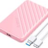 CAJA EXTERNA ORICO 25PW1-U3 DISCOS HDD/SSD SATA 2.5” / USB 3.0 COLOR ROSA