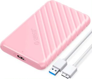 CAJA EXTERNA ORICO 25PW1-U3 DISCOS HDD/SSD SATA 2.5” / USB 3.0 COLOR ROSA