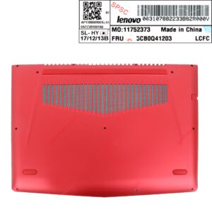 CARCASA INFERIOR CHASIS LENOVO LEGION Y520-15IKBN Y520 Y520-15 SERIES | 5CB0Q41203C COLOR ROJO