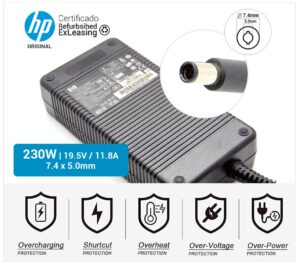 CARGADOR HP ORIGINAL | 19.5V / 11.8A | 7.4 x 5.0mm | 230W