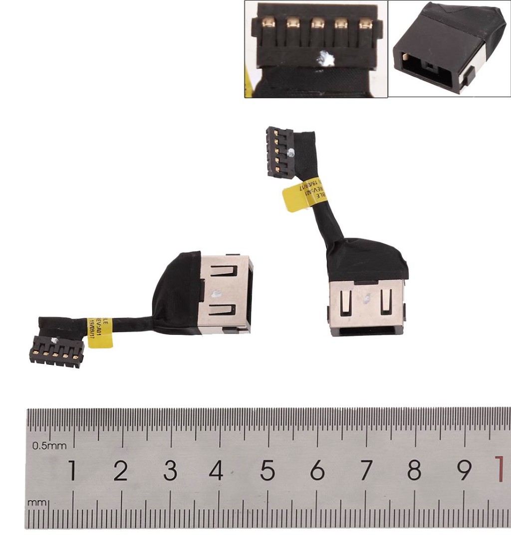 CONECTOR DE CORRIENTE LENOVO V130-15IKB V330-15IKB V130-15IGM V330-15ISK SERIES | 5C10Q60249 450.0DB01.0001 450.0DB01.0011 450.0DB01.0021