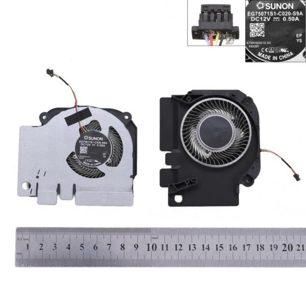 VENTILADOR DERECHO CPU XIAOMI PRO 15.6" GAME BOOK GTX VERSIÓN GPU GTX 1060 | EG75071S1-C440-S9A
