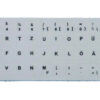 ETIQUETAS ADHESIVAS | TECLADO ALEMÁN BLANCO