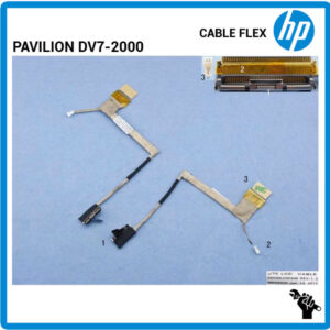 CABLE FLEX DE PANTALLA HP PAVILION DV7 DV7-2000 DV7-3000 SERIES | DD0UT5LC000 509407-001