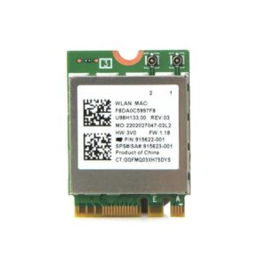 TARJETA WIFI + BLUETOTH PORTATIL HP ELITEBOOK 850 G5 850 G6 SERIES | 915623-001 915622-001