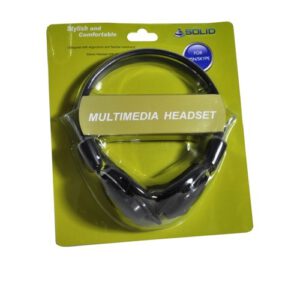 AURICULARES ESTÉREO CON MICRÓFONO SOLID