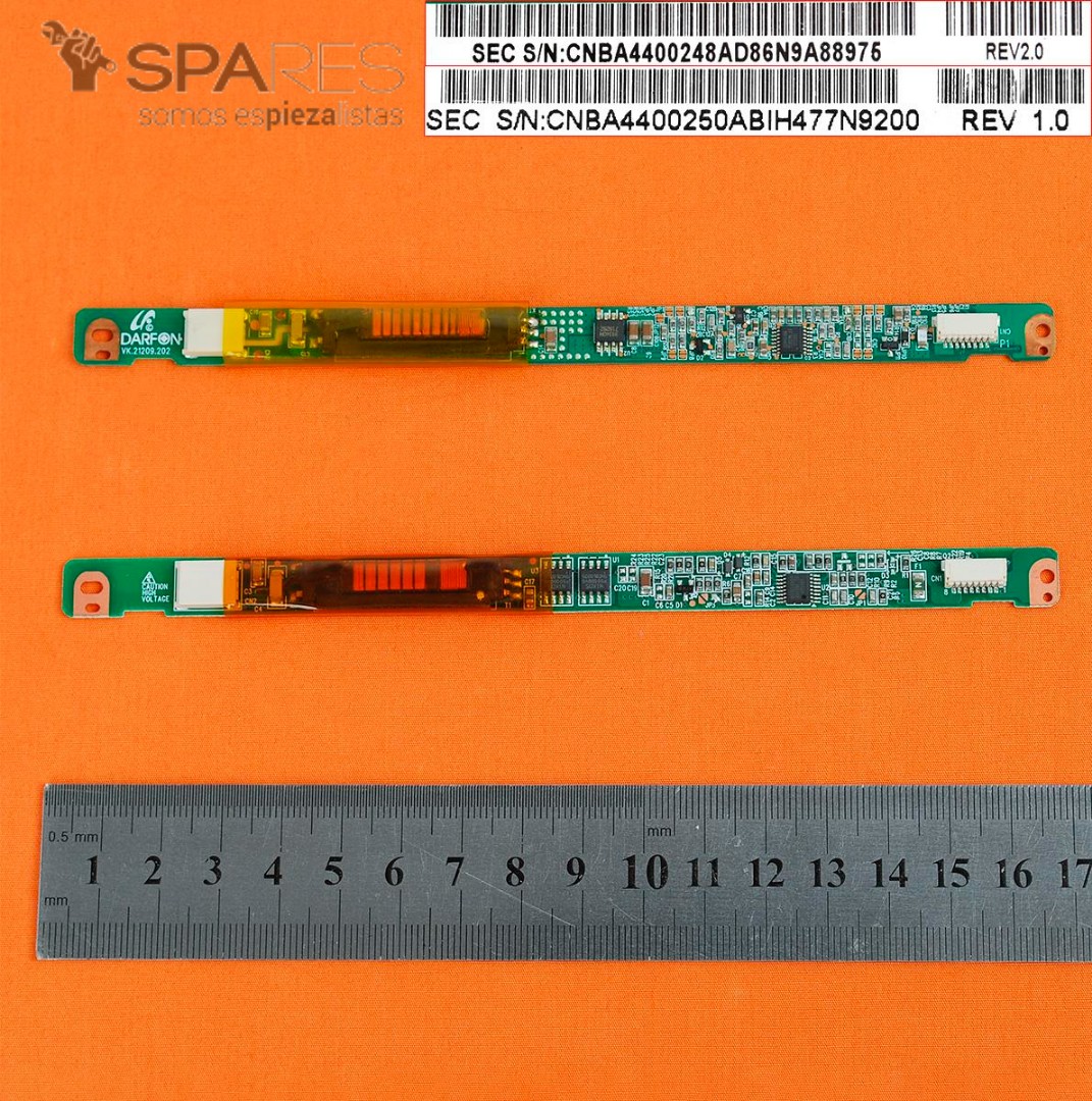 INVERSOR DE PANTALLA SAMSUNG R510 SERIES | BA44-00248A BA44-00250A