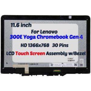 PANTALLA 11.6" HD LENOVO YOGA CHROMEBOOK 300E 4º GENERACION LCD + TÁCTIL SERIES | 5D11C95908