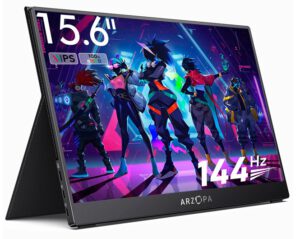 MONITOR PORTÁTIL GAME 15.6" FULL HD 144HZ IPS HDMI TIPO C | CONEXIÓN A PORTATIL/PC/MAC/SMARTPHONE/PS4/XBOX